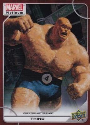 2023 Upper Deck Marvel Platinum #95-V Creator Art Variant - Red Rainbow