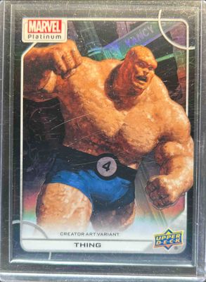 2023 Upper Deck Marvel Platinum #95-V Creator Art Variant - Blue Rainbow