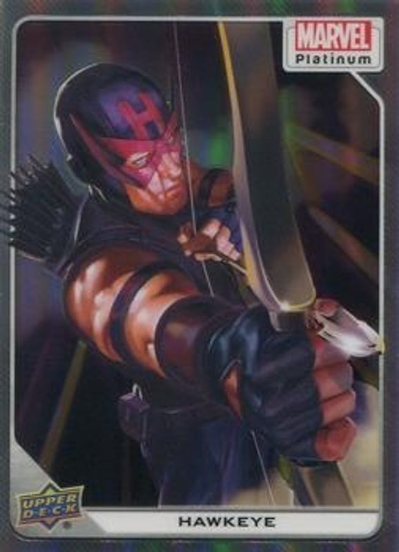 Hawkeye 2023 Upper Deck Marvel Platinum #18 Rainbow RAW