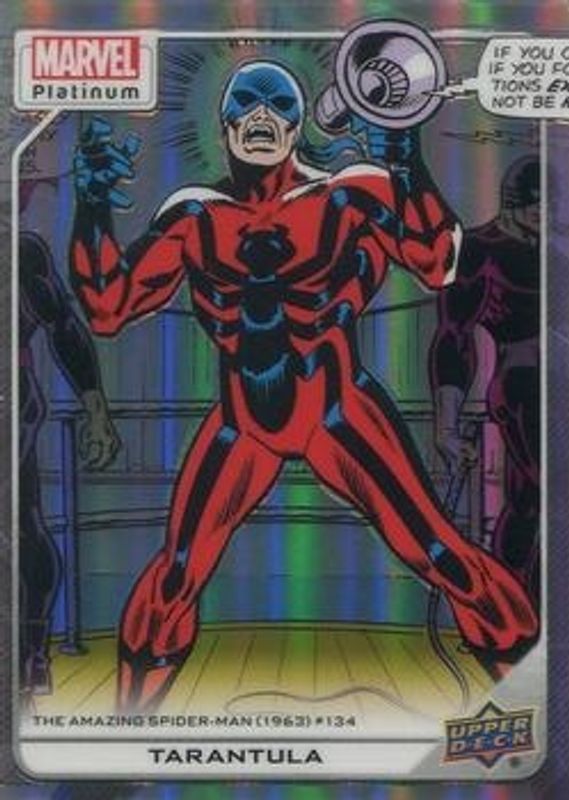 Tarantula 2023 Upper Deck Marvel Platinum #130 Rainbow RAW