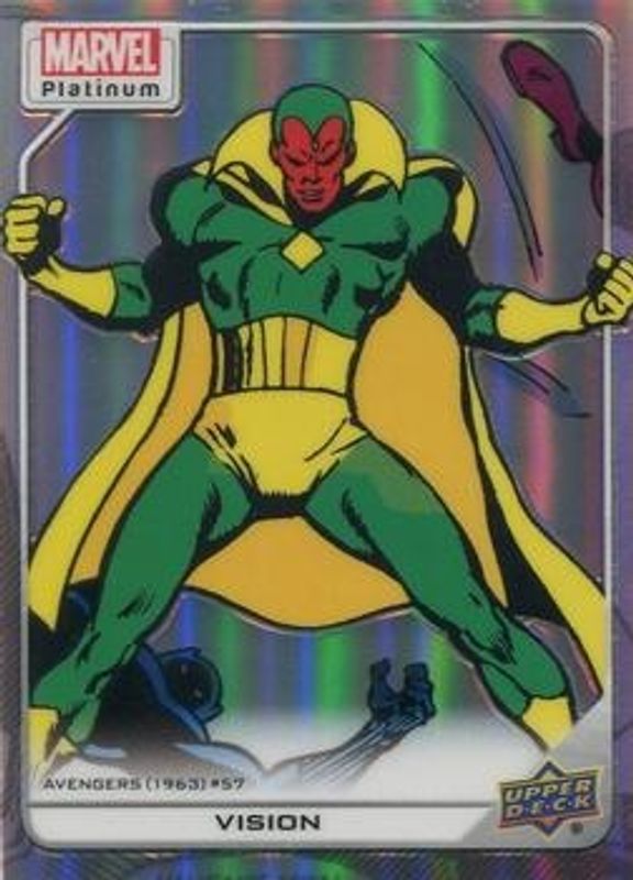 Vision 2023 Upper Deck Marvel Platinum #167 Rainbow RAW