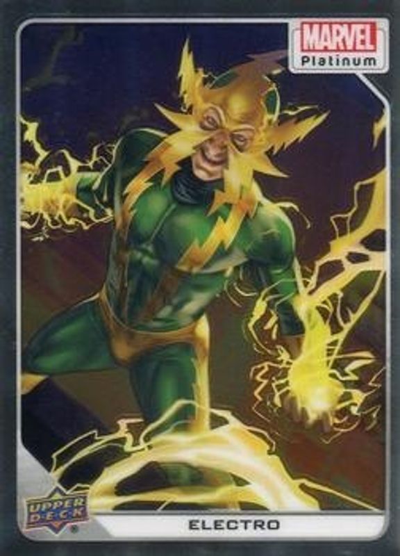 Electro 2023 Upper Deck Marvel Platinum #71 Base RAW