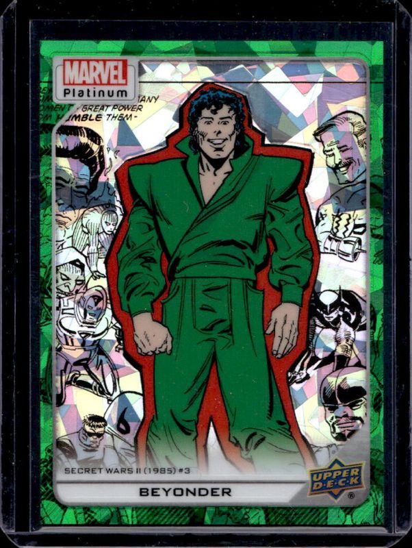 2023 Upper Deck Marvel Platinum #139 Green Crackle /99