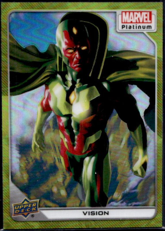 Vision 2023 Upper Deck Marvel Platinum #16 Yellow Rainbow RAW