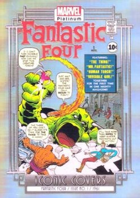 2023 Upper Deck Marvel Platinum #IC01 Iconic Covers - Rainbow