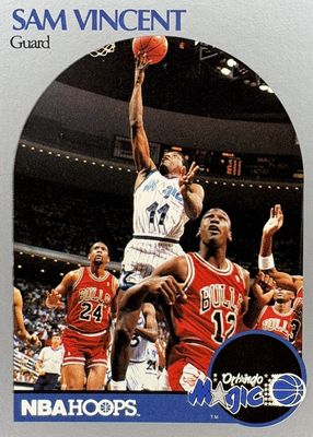 1990 Hoops #223 Base (Shows Michael Jordan Wearing #12)