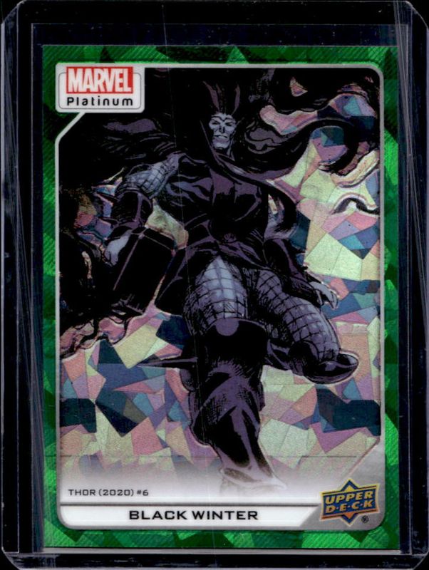 2023 Upper Deck Marvel Platinum #127 Green Crackle /99
