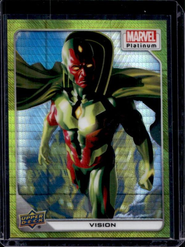 Vision 2023 Upper Deck Marvel Platinum #16 Yellow Spotlight /399 RAW