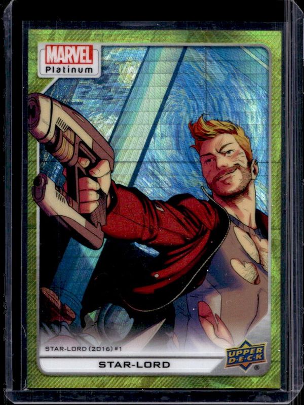 Star-Lord 2023 Upper Deck Marvel Platinum #116 Yellow Spotlight /399 RAW