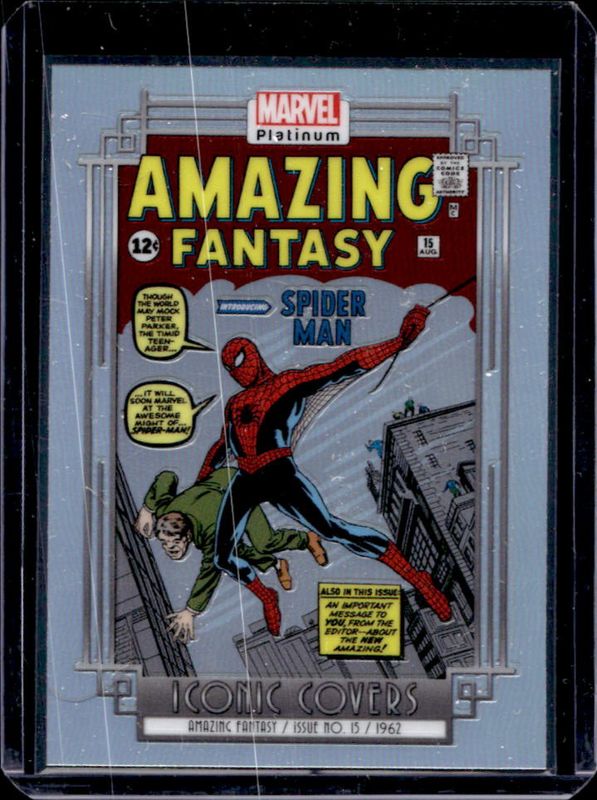 2023 Upper Deck Marvel Platinum #IC14 Iconic Covers - Rainbow