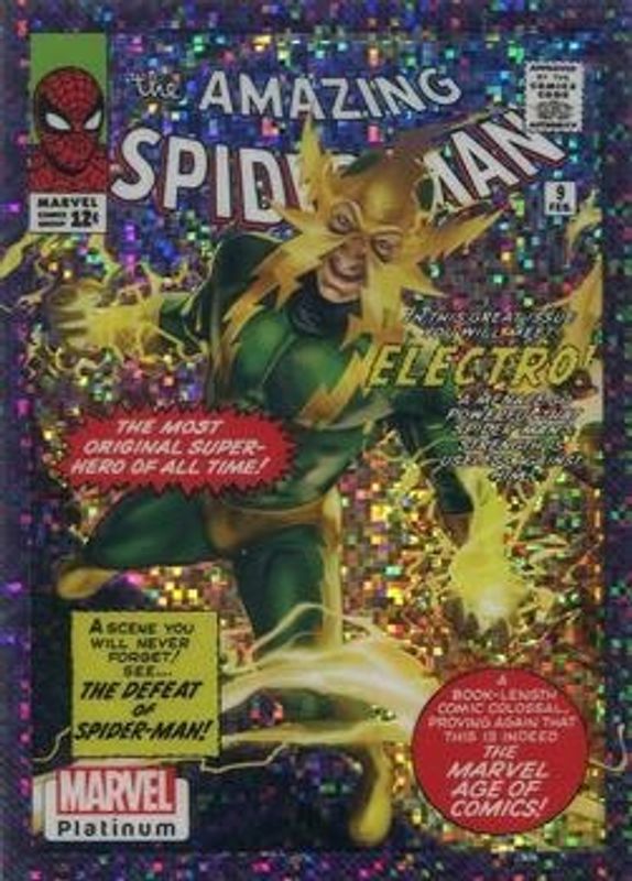 Electro 2023 Upper Deck Marvel Platinum #WI71 Cover Variant Purple Pixel /35 RAW