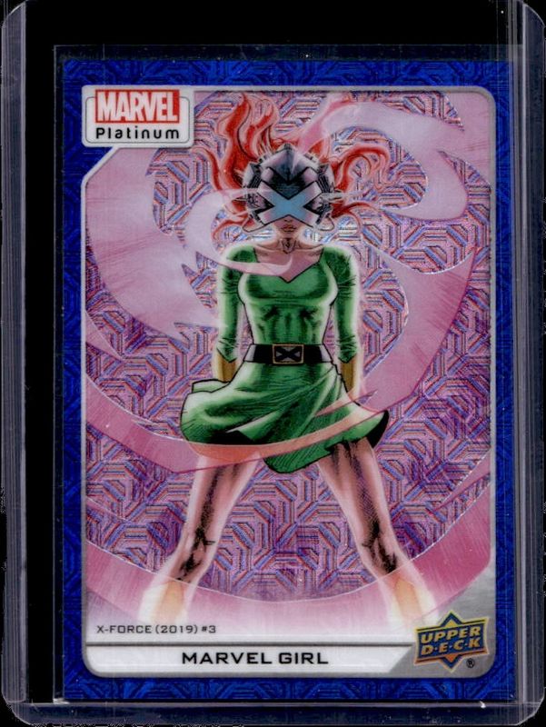 2023 Upper Deck Marvel Platinum #108 Blue Traxx /499