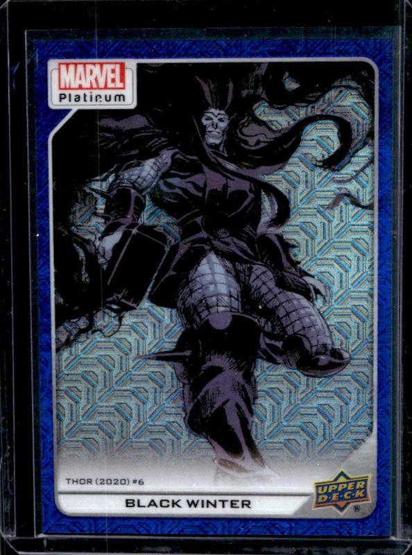 2023 Upper Deck Marvel Platinum #127 Blue Traxx /499