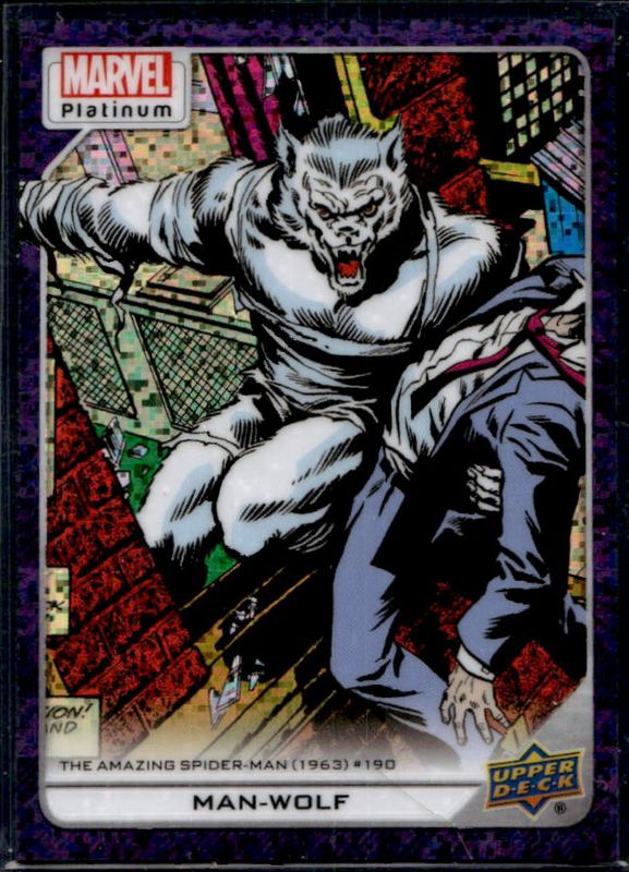 2023 Upper Deck Marvel Platinum #160 Purple Pixels /35