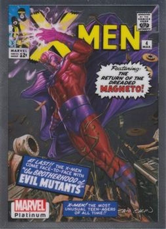 Magneto 2023 Upper Deck Marvel Platinum #WI63 Cover Variant RAW