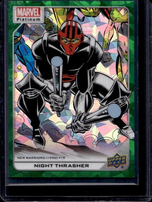 2023 Upper Deck Marvel Platinum #196 Green Crackle /99