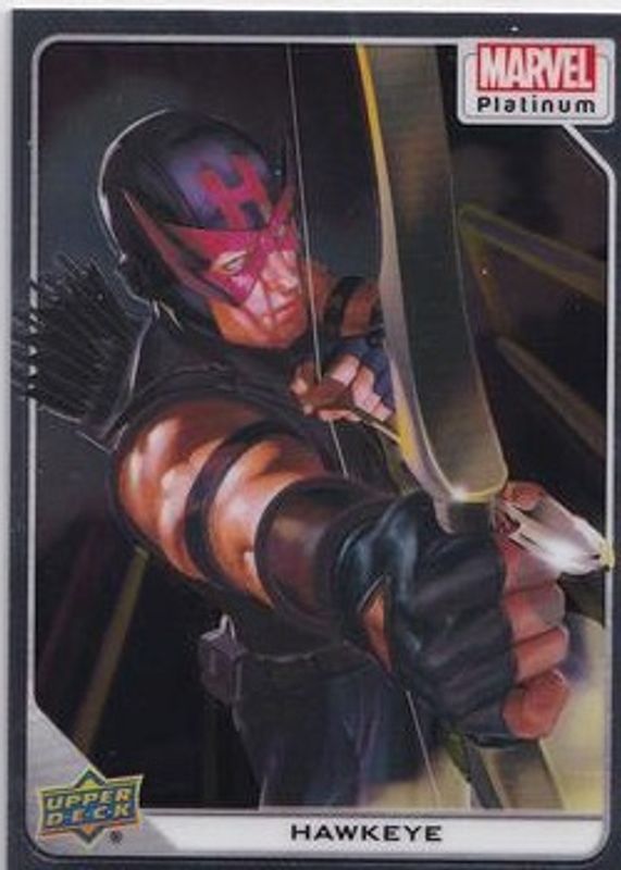 Hawkeye 2023 Upper Deck Marvel Platinum #18 Base RAW