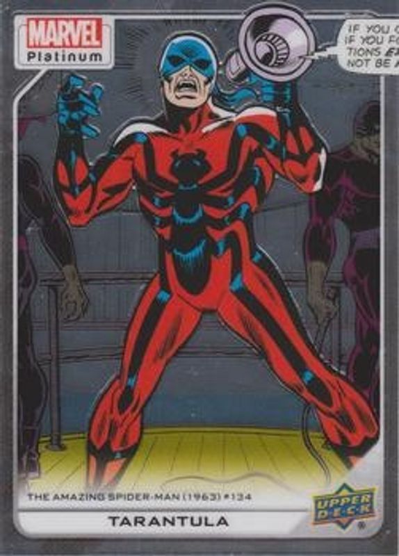 Tarantula 2023 Upper Deck Marvel Platinum #130 Base RAW