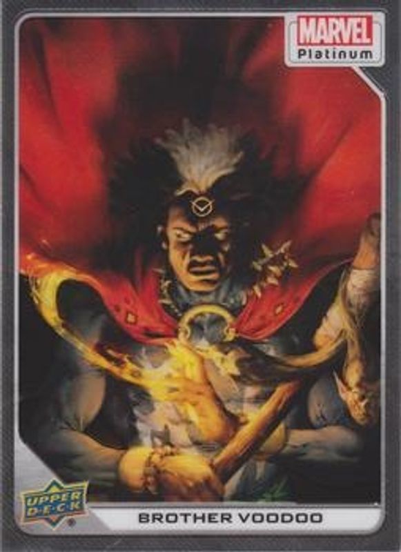 Brother Voodoo 2023 Upper Deck Marvel Platinum #33 Base RAW