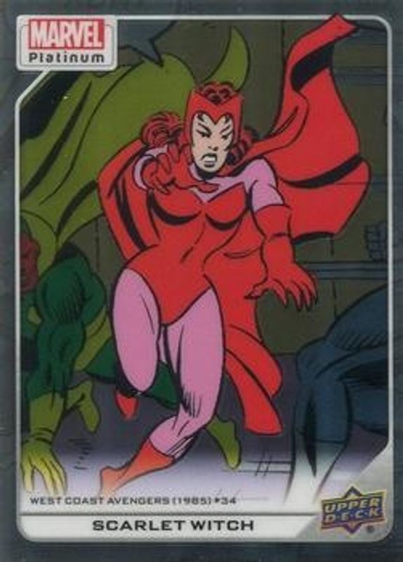 Scarlet Witch 2023 Upper Deck Marvel Platinum #106 Base RAW