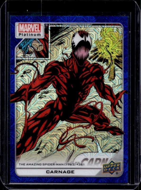 2023 Upper Deck Marvel Platinum #152 Blue Traxx /499