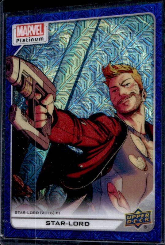 2023 Upper Deck Marvel Platinum #116 Blue Traxx /499