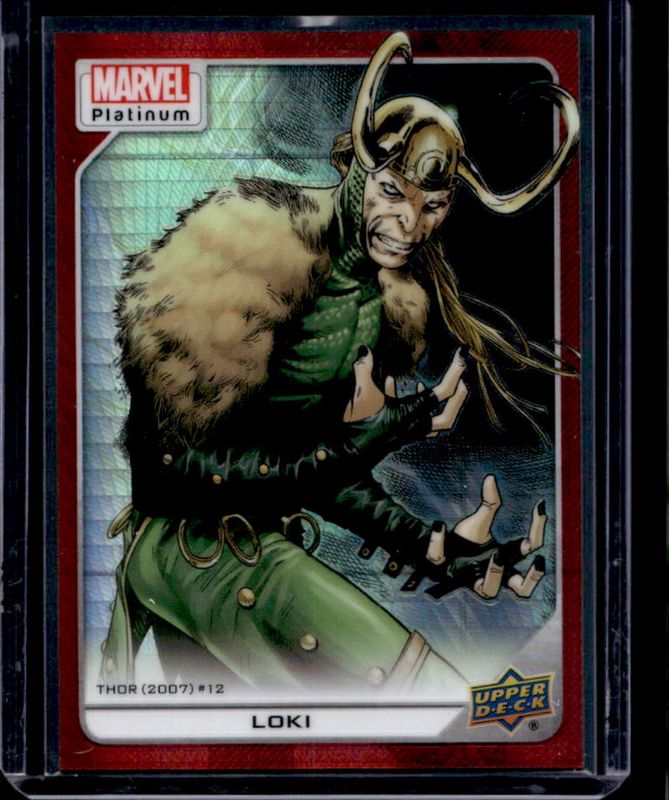 2023 Upper Deck Marvel Platinum #186 Red Prism /199