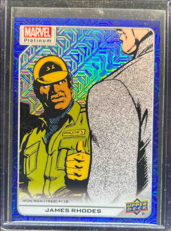2023 Upper Deck Marvel Platinum #122 Blue Traxx /499