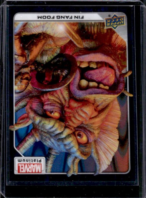 Fin Fang Foom 2023 Upper Deck Marvel Platinum #4 Teal Wave /799 RAW