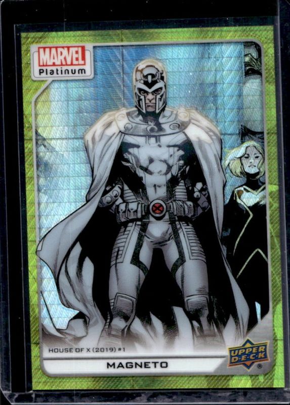 Magneto 2023 Upper Deck Marvel Platinum #164 Yellow Spotlight /399 RAW