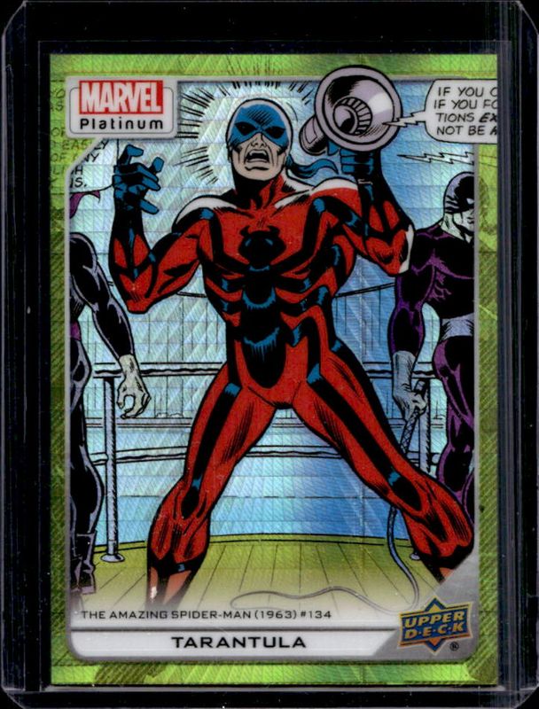Tarantula 2023 Upper Deck Marvel Platinum #130 Yellow Spotlight /399 RAW