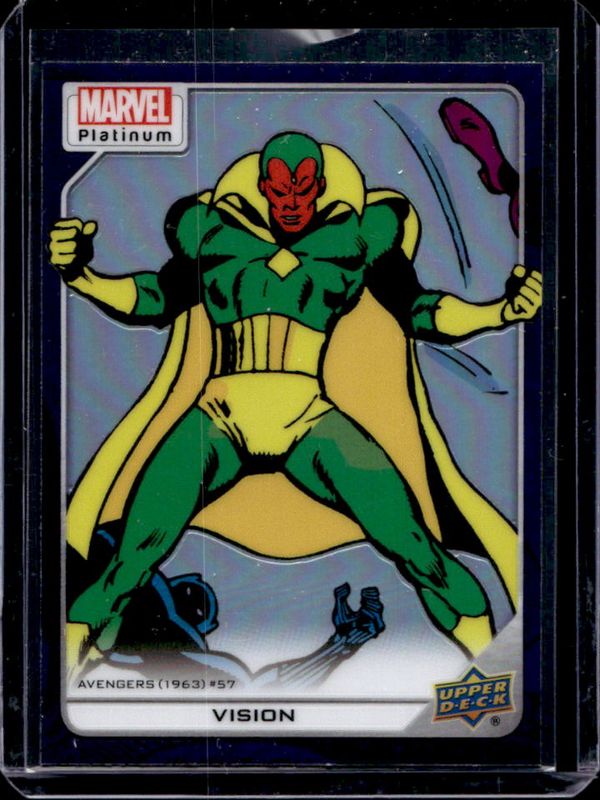 Vision 2023 Upper Deck Marvel Platinum #167 Purple Rainbow RAW