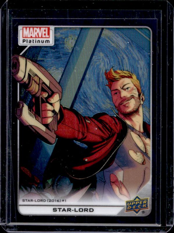 Star-Lord 2023 Upper Deck Marvel Platinum #116 Purple Rainbow RAW