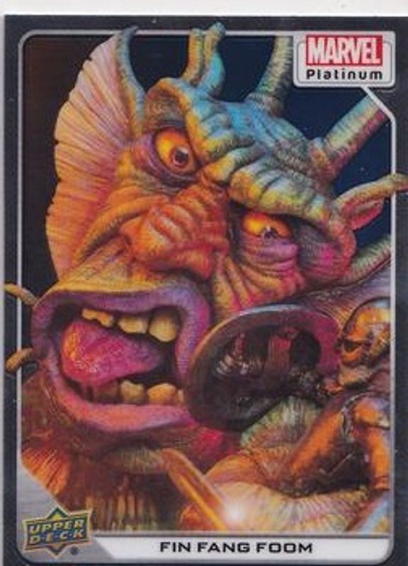 Fin Fang Foom 2023 Upper Deck Marvel Platinum #4 Base RAW