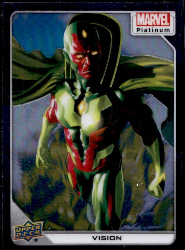 Vision 2023 Upper Deck Marvel Platinum #16 Purple Rainbow RAW