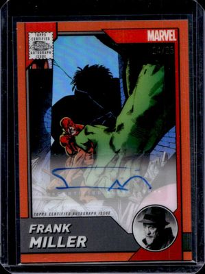 2025 Topps Chrome #AA-FM Marvel Comic Book Artist & Writer Autographs - Orange Refractor /25
