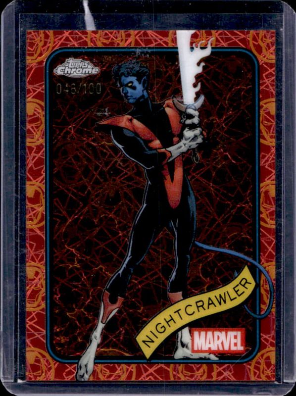 2025 Topps Chrome #178 Iron Man Red & Gold Lazer Refractor /100