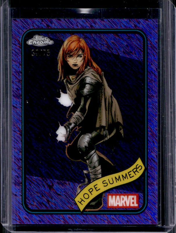 2025 Topps Chrome #73 Purple Shimmer Refractor /75