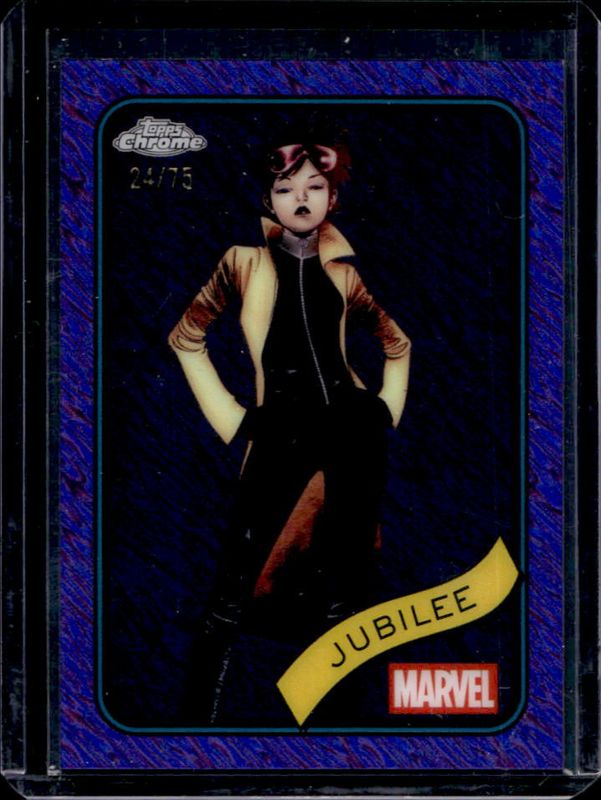 Jubilee 2025 Topps Chrome #131 Purple Shimmer Refractor /75 RAW