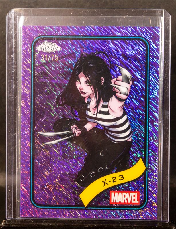 2025 Topps Chrome #122 Purple Shimmer Refractor /75