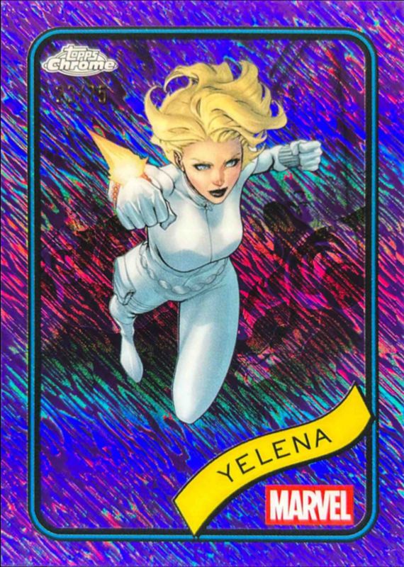 2025 Topps Chrome #83 Purple Shimmer Refractor /75