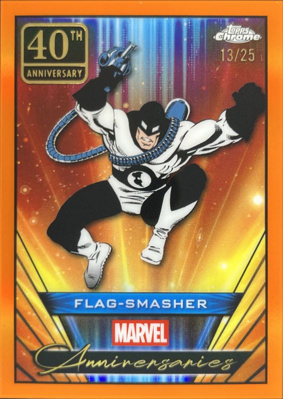 2025 Topps Chrome #MA-9 Marvel Anniversaries - Orange Refractor /25