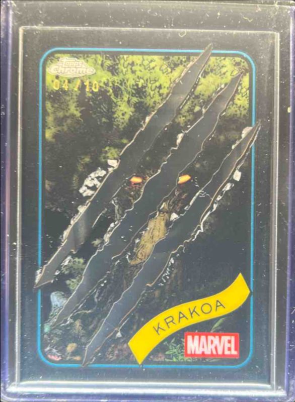 2025 Topps Chrome #180 Clawed Chrome Black Refractor /10