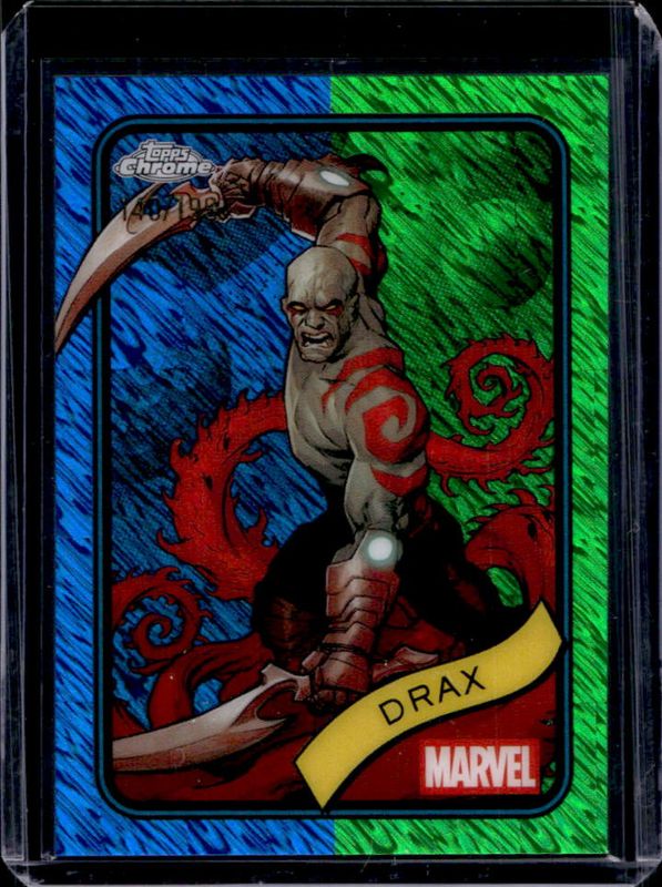 2025 Topps Chrome #184 Blue & Green Shimmer Refractor /199