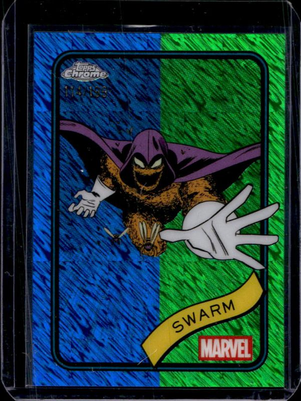 2025 Topps Chrome #16 Blue & Green Shimmer Refractor /199