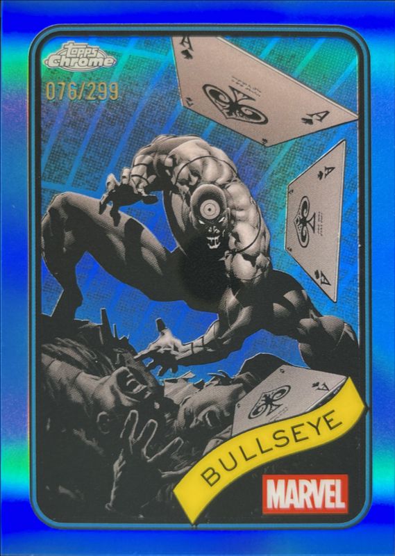Bullseye 2025 Topps Chrome #30 Blue Refractor /299 RAW