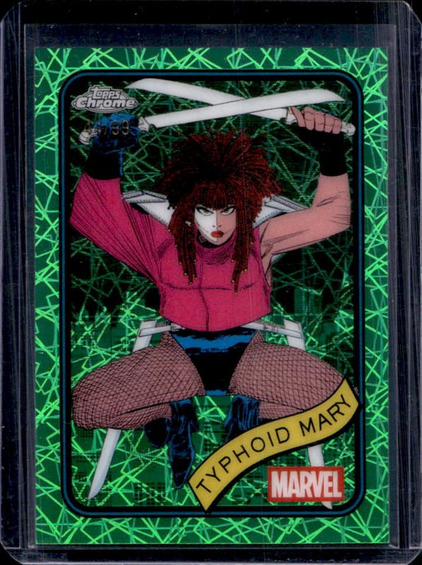 2025 Topps Chrome #123 Hulk Green Lazer Refractor /99