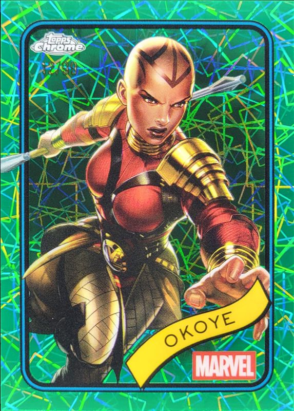 2025 Topps Chrome #58 Hulk Green Lazer Refractor /99