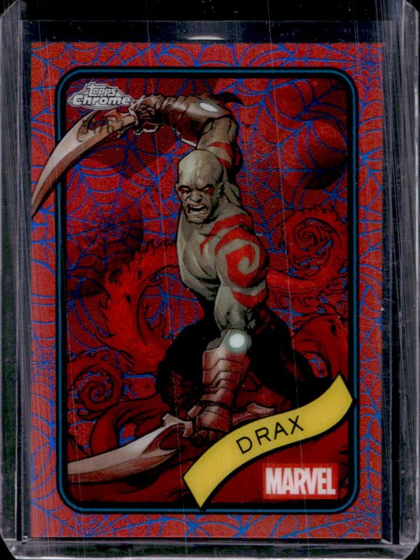 2025 Topps Chrome #184 Blue & Red Spider Web Refractor /62