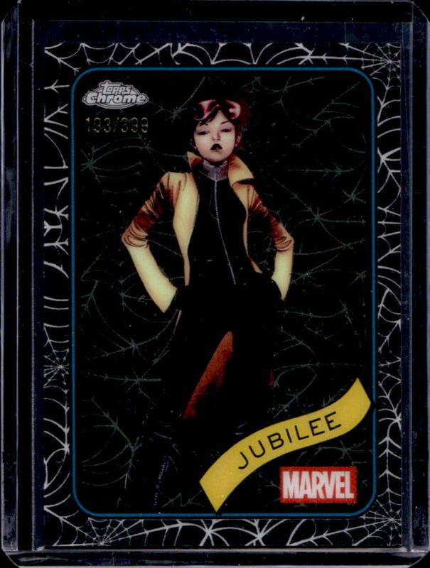 Jubilee 2025 Topps Chrome #131 Spider Web Refractor /399 RAW